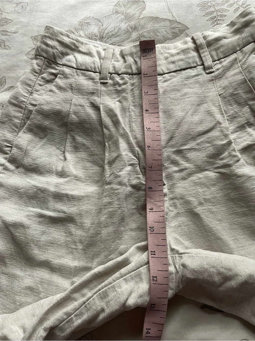 Wilfred Aritzia Carrot Linen Cropped Pleated Tailored Pant 0 Ecru Cream Chic‎